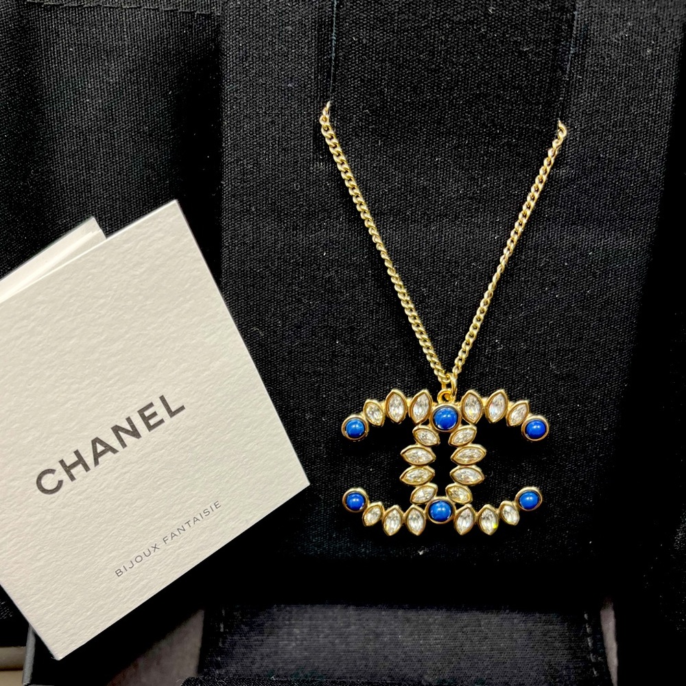 Chanel-Blue Babylon Necklace